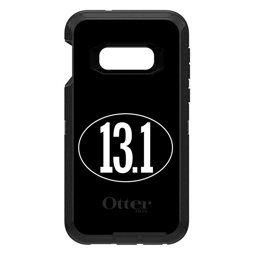 Black White 13.1 Half Marathon Run OtterBox Defender Case for iPhone & Galaxy, view 10