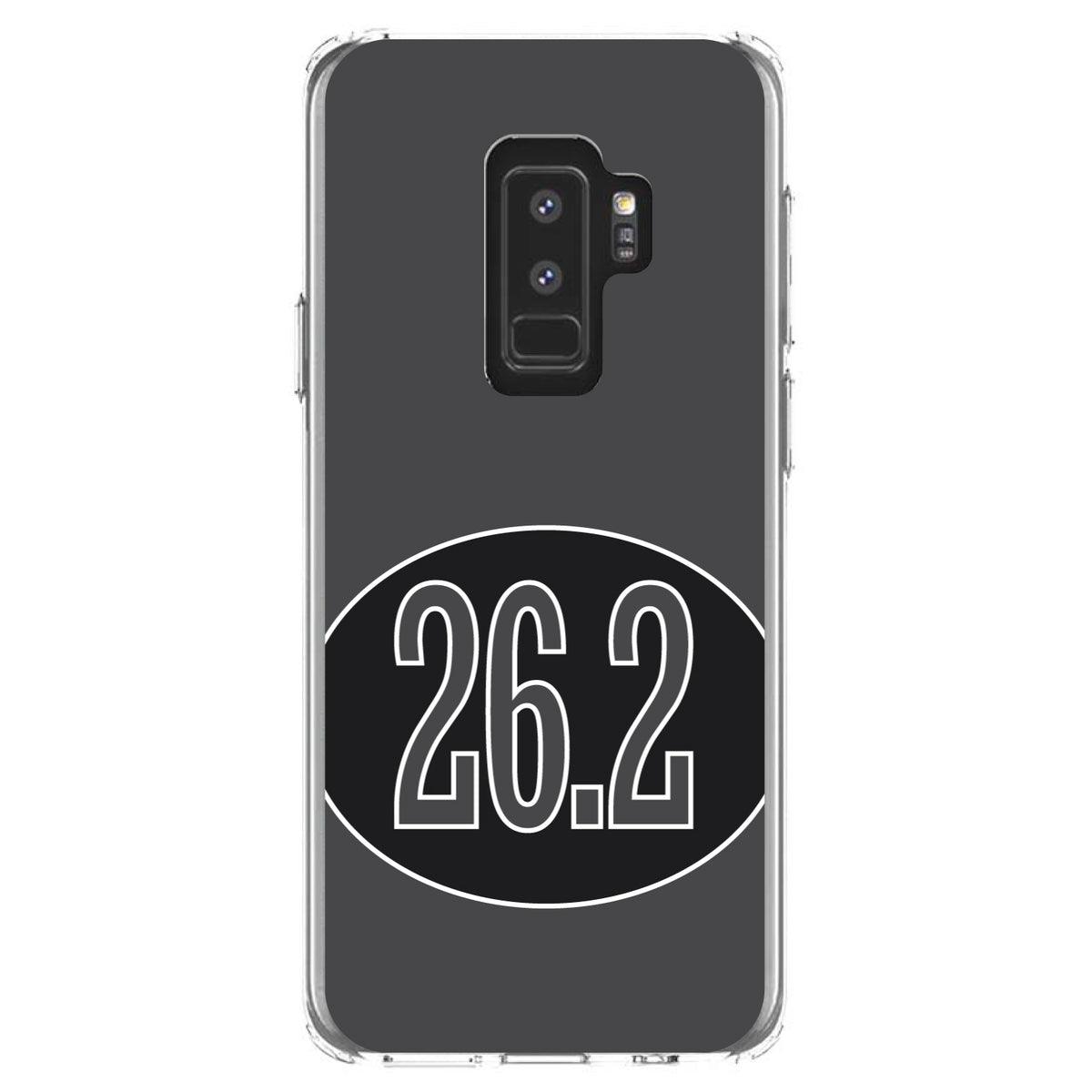 Black 26.2 Oval Marathon Run Clear Shockproof iPhone Case, view 20