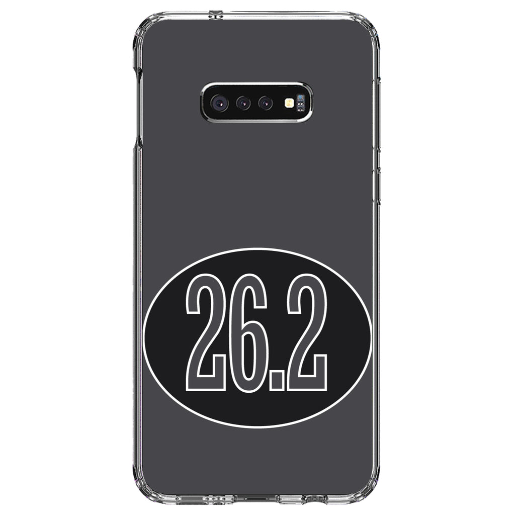 Black 26.2 Oval Marathon Run Clear Shockproof iPhone Case, view 18