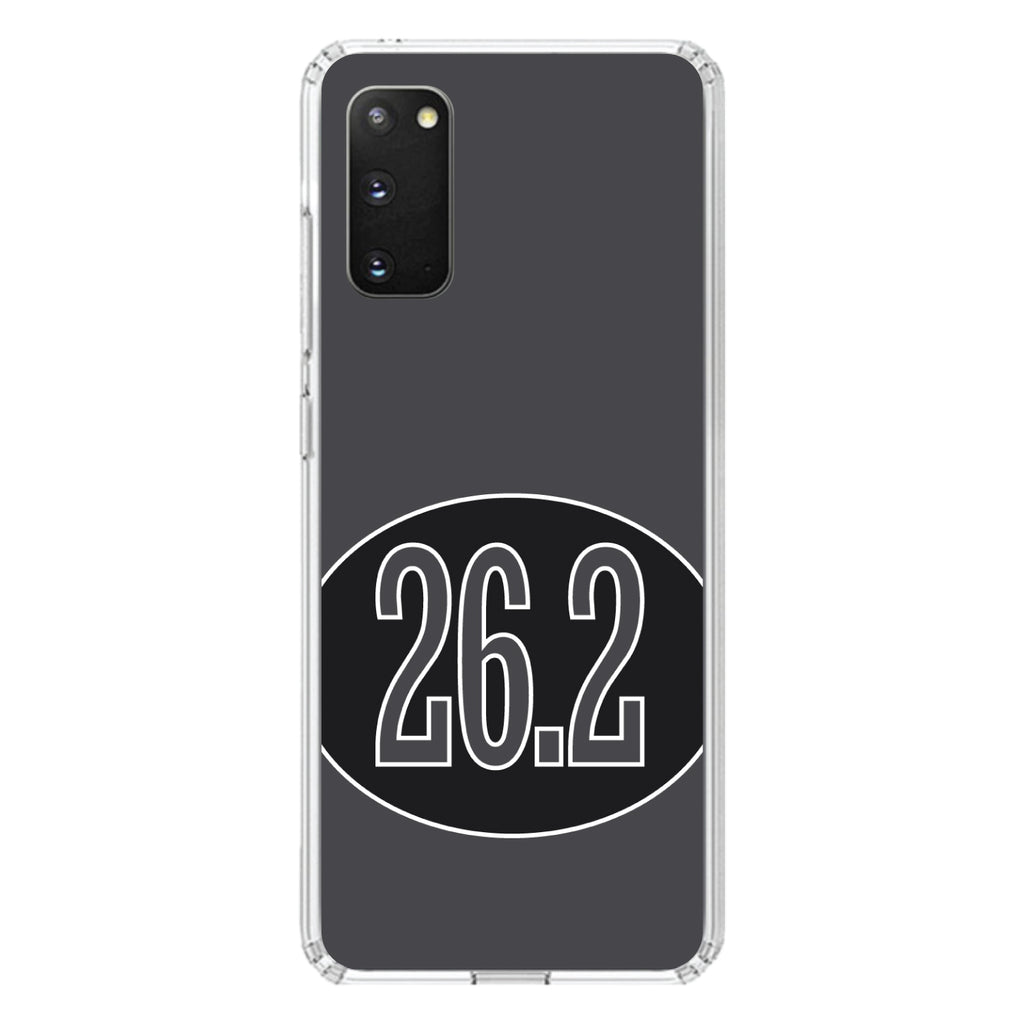 Black 26.2 Oval Marathon Run Clear Shockproof iPhone Case, view 14