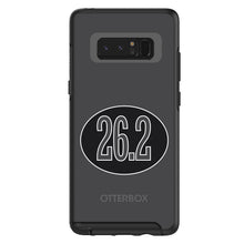 DistinctInk™ OtterBox Symmetry Series Case for Apple iPhone / Samsung Galaxy / Google Pixel - Black 26.2 Oval Marathon Run