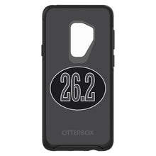 DistinctInk™ OtterBox Symmetry Series Case for Apple iPhone / Samsung Galaxy / Google Pixel - Black 26.2 Oval Marathon Run