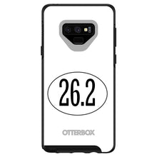 DistinctInk™ OtterBox Symmetry Series Case for Apple iPhone / Samsung Galaxy / Google Pixel - White 26.2 Oval Marathon Run