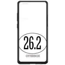 DistinctInk™ OtterBox Symmetry Series Case for Apple iPhone / Samsung Galaxy / Google Pixel - White 26.2 Oval Marathon Run