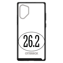 DistinctInk™ OtterBox Symmetry Series Case for Apple iPhone / Samsung Galaxy / Google Pixel - White 26.2 Oval Marathon Run