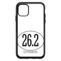 White 26.2 Oval Marathon Run OtterBox Symmetry Case for iPhone & Galaxy
