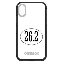 DistinctInk™ OtterBox Symmetry Series Case for Apple iPhone / Samsung Galaxy / Google Pixel - White 26.2 Oval Marathon Run