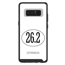DistinctInk™ OtterBox Symmetry Series Case for Apple iPhone / Samsung Galaxy / Google Pixel - White 26.2 Oval Marathon Run