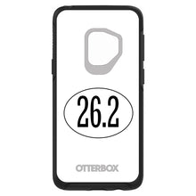 DistinctInk™ OtterBox Symmetry Series Case for Apple iPhone / Samsung Galaxy / Google Pixel - White 26.2 Oval Marathon Run