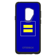 DistinctInk™ OtterBox Symmetry Series Case for Apple iPhone / Samsung Galaxy / Google Pixel - Blue Yellow Equality Symbol