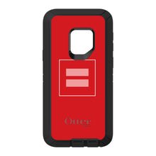 DistinctInk™ OtterBox Defender Series Case for Apple iPhone / Samsung Galaxy / Google Pixel - Red Pink Equality Symbol