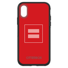 DistinctInk™ OtterBox Symmetry Series Case for Apple iPhone / Samsung Galaxy / Google Pixel - Red Pink Equality Symbol