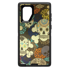 DistinctInk™ OtterBox Defender Series Case for Apple iPhone / Samsung Galaxy / Google Pixel - Sugar Skulls Green Orange