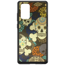 DistinctInk™ OtterBox Symmetry Series Case for Apple iPhone / Samsung Galaxy / Google Pixel - Sugar Skulls Green Orange