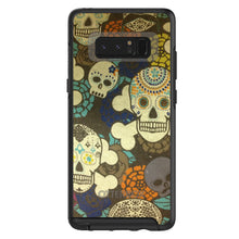 DistinctInk™ OtterBox Symmetry Series Case for Apple iPhone / Samsung Galaxy / Google Pixel - Sugar Skulls Green Orange