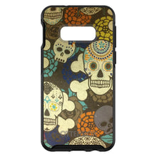 DistinctInk™ OtterBox Symmetry Series Case for Apple iPhone / Samsung Galaxy / Google Pixel - Sugar Skulls Green Orange