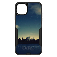 DistinctInk™ OtterBox Commuter Series Case for Apple iPhone or Samsung Galaxy - Night Sky Lake Jeremiah 29:11