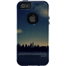 DistinctInk™ OtterBox Commuter Series Case for Apple iPhone or Samsung Galaxy - Night Sky Lake Jeremiah 29:11