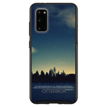DistinctInk™ OtterBox Symmetry Series Case for Apple iPhone / Samsung Galaxy / Google Pixel - Night Sky Lake Jeremiah 29:11