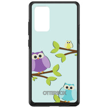 DistinctInk™ OtterBox Symmetry Series Case for Apple iPhone / Samsung Galaxy / Google Pixel - Blue Purple Yellow Owls