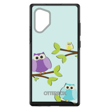 DistinctInk™ OtterBox Symmetry Series Case for Apple iPhone / Samsung Galaxy / Google Pixel - Blue Purple Yellow Owls