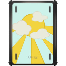 DistinctInk™ OtterBox Defender Series Case for Apple iPad / iPad Pro / iPad Air / iPad Mini - Blue Yellow Sun Sky Clouds