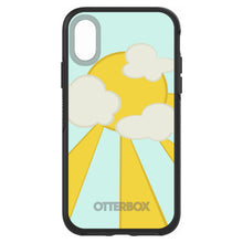 DistinctInk™ OtterBox Symmetry Series Case for Apple iPhone / Samsung Galaxy / Google Pixel - Blue Yellow Sun Sky Clouds