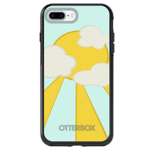 DistinctInk™ OtterBox Symmetry Series Case for Apple iPhone / Samsung Galaxy / Google Pixel - Blue Yellow Sun Sky Clouds