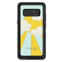 DistinctInk™ OtterBox Defender Series Case for Apple iPhone / Samsung Galaxy / Google Pixel - Blue Yellow Sun Sky Clouds