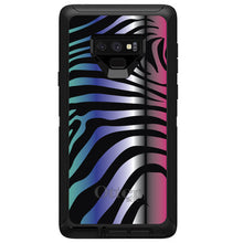 DistinctInk™ OtterBox Defender Series Case for Apple iPhone / Samsung Galaxy / Google Pixel - Black Pink Teal Blue Zebra