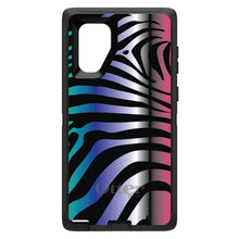 DistinctInk™ OtterBox Defender Series Case for Apple iPhone / Samsung Galaxy / Google Pixel - Black Pink Teal Blue Zebra