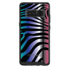 DistinctInk™ OtterBox Symmetry Series Case for Apple iPhone / Samsung Galaxy / Google Pixel - Black Pink Teal Blue Zebra