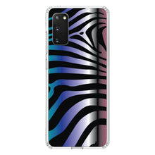 DistinctInk® Clear Shockproof Hybrid Case for Apple iPhone / Samsung Galaxy / Google Pixel - Black Pink Teal Blue Zebra