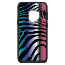 DistinctInk™ OtterBox Symmetry Series Case for Apple iPhone / Samsung Galaxy / Google Pixel - Black Pink Teal Blue Zebra