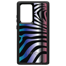 DistinctInk™ OtterBox Defender Series Case for Apple iPhone / Samsung Galaxy / Google Pixel - Black Pink Teal Blue Zebra