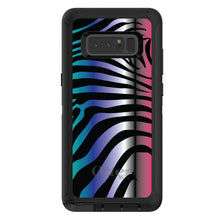 DistinctInk™ OtterBox Defender Series Case for Apple iPhone / Samsung Galaxy / Google Pixel - Black Pink Teal Blue Zebra