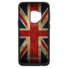 DistinctInk™ OtterBox Symmetry Series Case for Apple iPhone / Samsung Galaxy / Google Pixel - Red White Blue British Flag Old