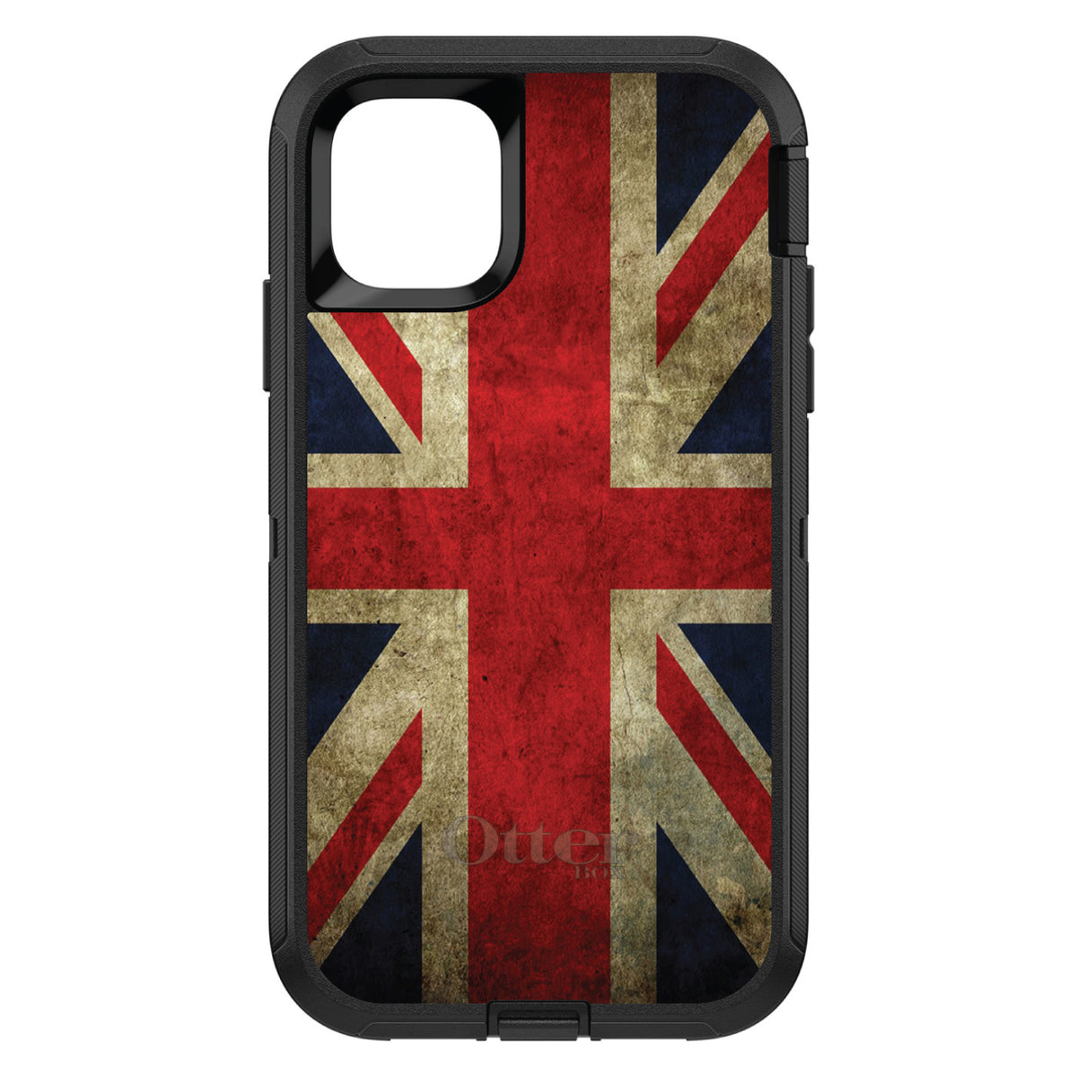 Red White Blue British Flag Old OtterBox Defender Case for iPhone & Galaxy, view 2