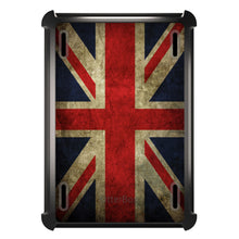 DistinctInk™ OtterBox Defender Series Case for Apple iPad / iPad Pro / iPad Air / iPad Mini - Red White Blue British Flag Old