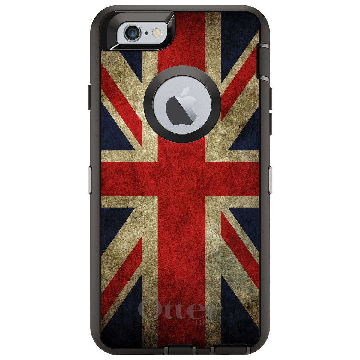 Red White Blue British Flag Old OtterBox Defender Case for iPhone & Galaxy, view 4