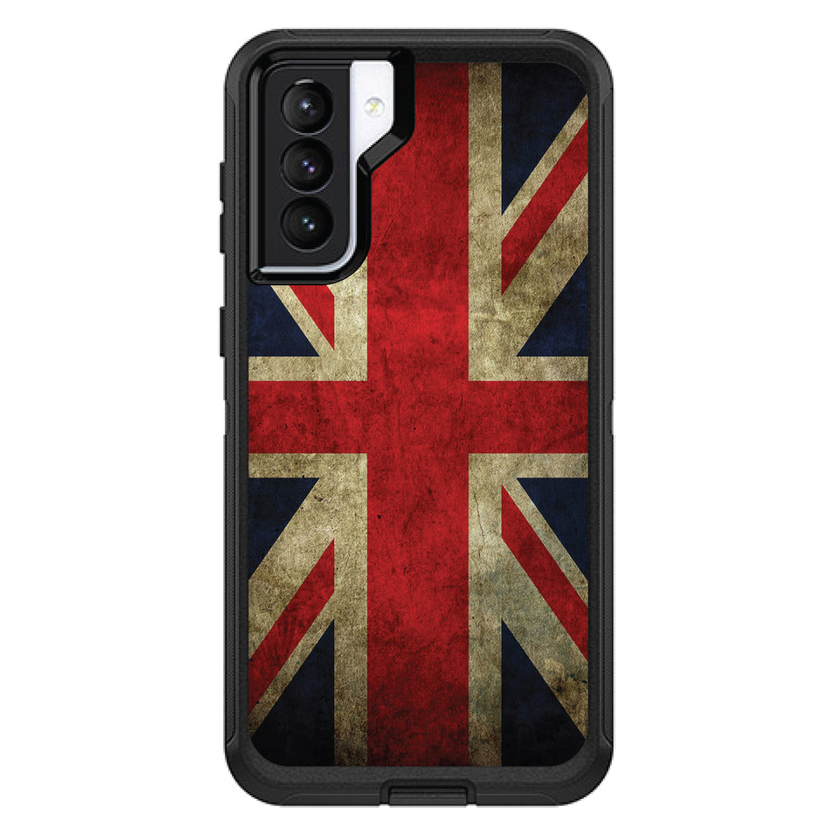 Red White Blue British Flag Old OtterBox Defender Case for iPhone & Galaxy, view 5
