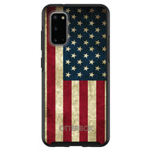 DistinctInk™ OtterBox Symmetry Series Case for Apple iPhone / Samsung Galaxy / Google Pixel - Red White Blue United States Flag Old