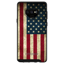 DistinctInk™ OtterBox Symmetry Series Case for Apple iPhone / Samsung Galaxy / Google Pixel - Red White Blue United States Flag Old