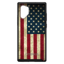 DistinctInk™ OtterBox Symmetry Series Case for Apple iPhone / Samsung Galaxy / Google Pixel - Red White Blue United States Flag Old