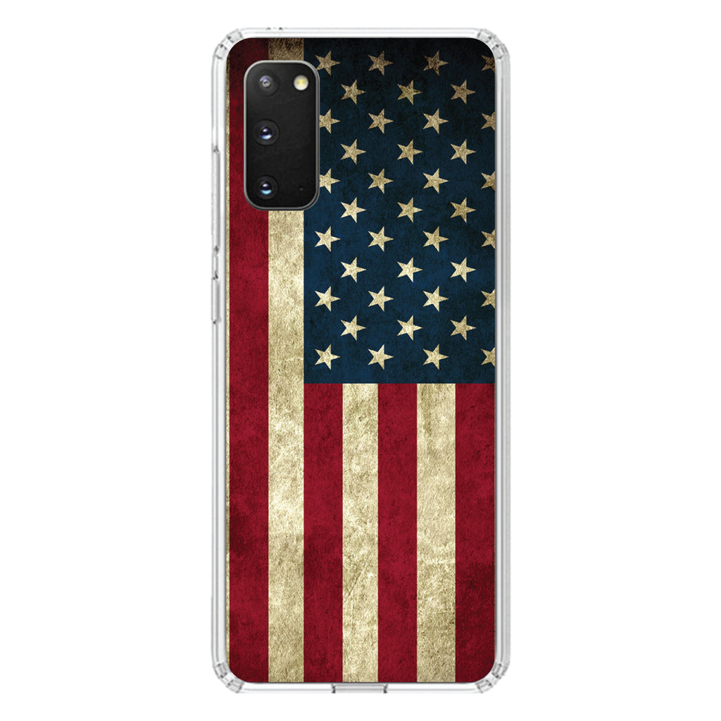 Red White Blue United States Flag Old Clear Shockproof iPhone Case, view 15