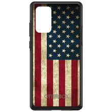 DistinctInk™ OtterBox Symmetry Series Case for Apple iPhone / Samsung Galaxy / Google Pixel - Red White Blue United States Flag Old