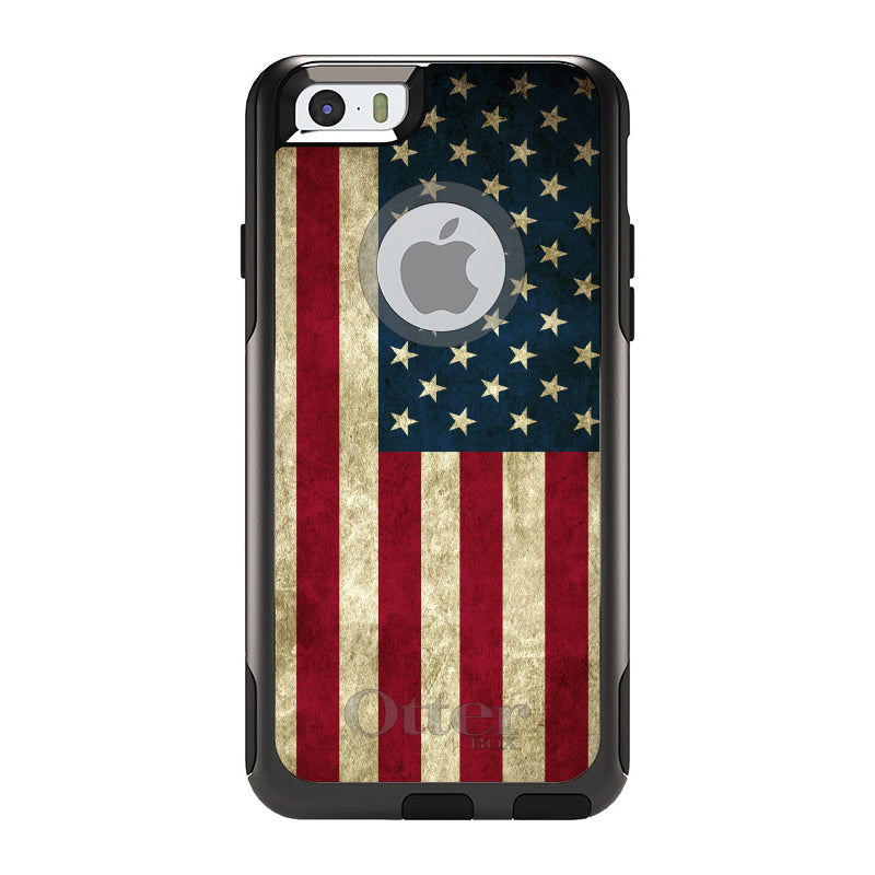 Red White Blue United States Flag Old OtterBox Commuter Case for iPhone & Galaxy, view 4