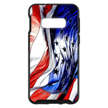 DistinctInk™ OtterBox Symmetry Series Case for Apple iPhone / Samsung Galaxy / Google Pixel - Red White Blue United States Flag Waving