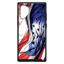 DistinctInk™ OtterBox Symmetry Series Case for Apple iPhone / Samsung Galaxy / Google Pixel - Red White Blue United States Flag Waving