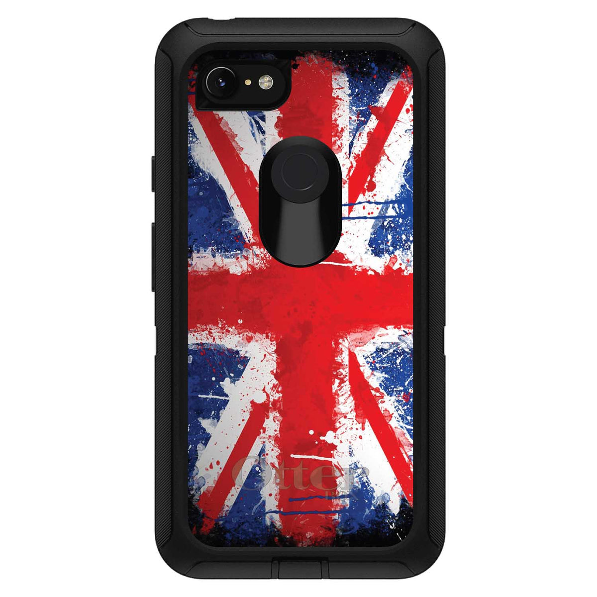 Red White Blue British Flag Graffiti OtterBox Defender Case for iPhone & Galaxy, view 18